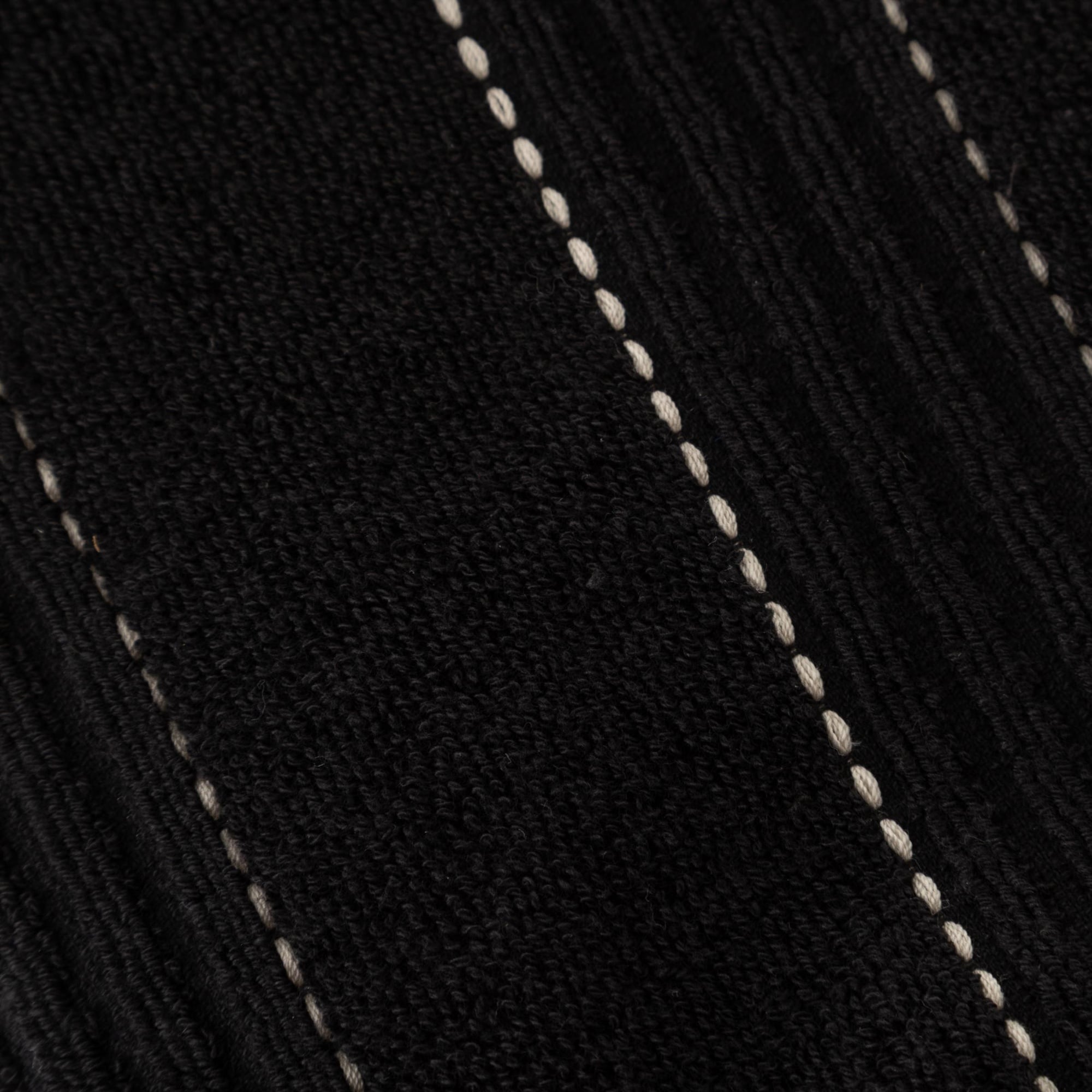 LINDA SİYAH PÜSKÜLLÜ EL HAVLUSU 30X50