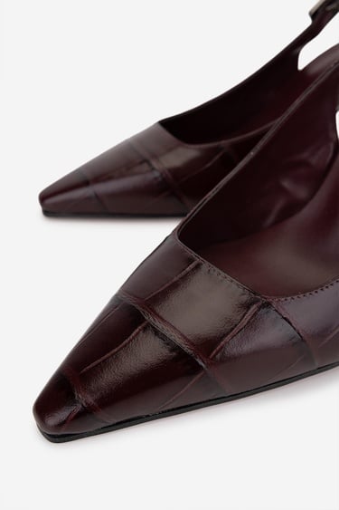  Valmenti Kadın Hakiki Deri Bordo Topuklu Ayakkabı
