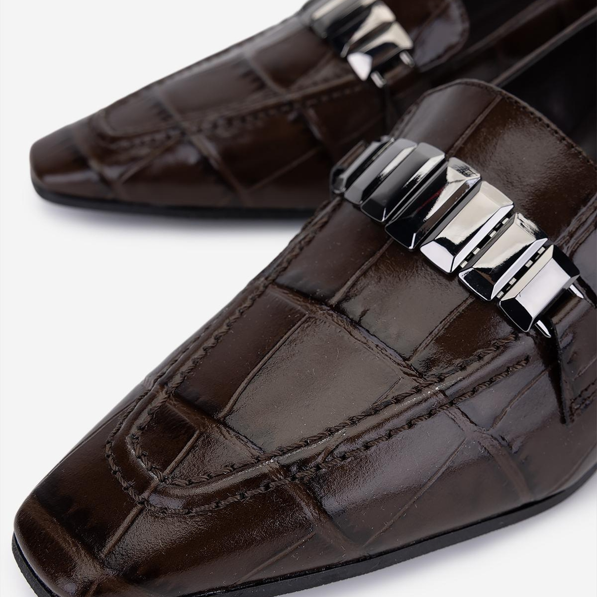 Valmenti Kadın Hakiki Deri Kahverengi Topuklu Ayakkabı