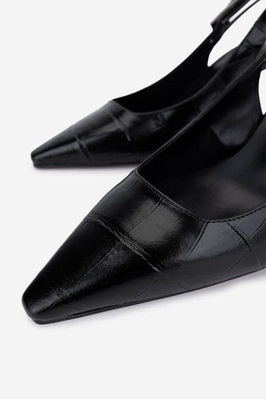  Valmenti Kadın Hakiki Deri Siyah Topuklu Ayakkabı