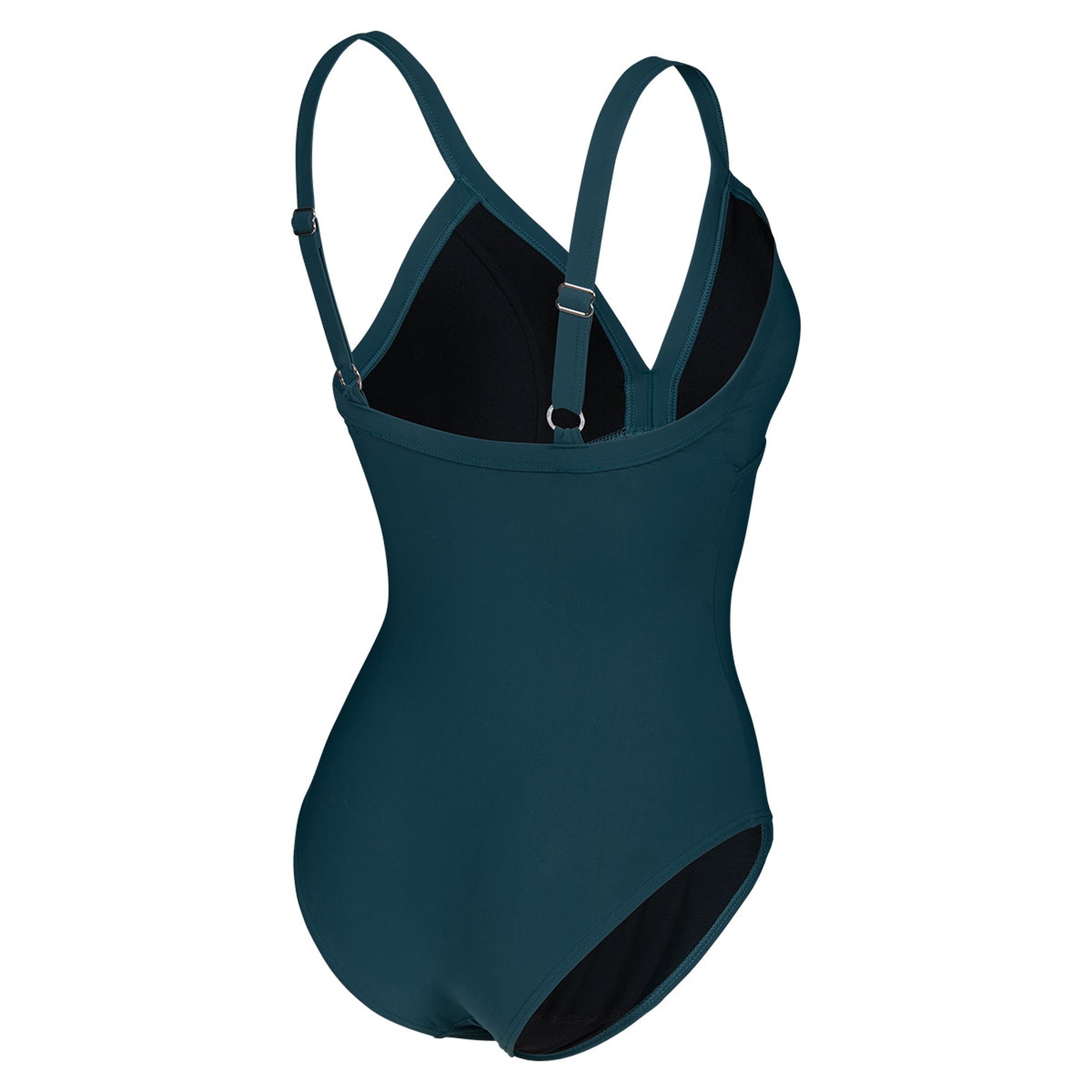 Lara Soft Curve Back Kadın Lacivert Yüzücü Mayosu 008119650