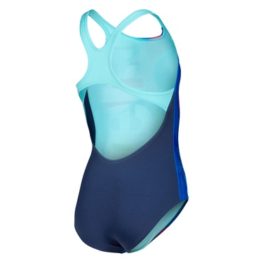  Spray Paint Swim Pro Back Çocuk Lacivert Yüzücü Mayosu 010286740