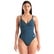 Lara Soft Curve Back Kadın Lacivert Yüzücü Mayosu 008119650