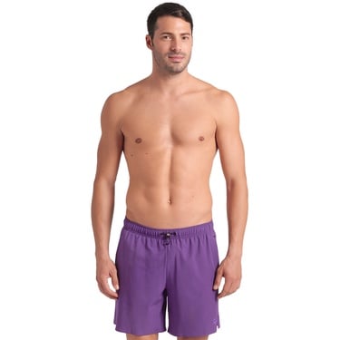  Evo Beach Boxer Solid Erkek Mor Deniz Şortu 006060930