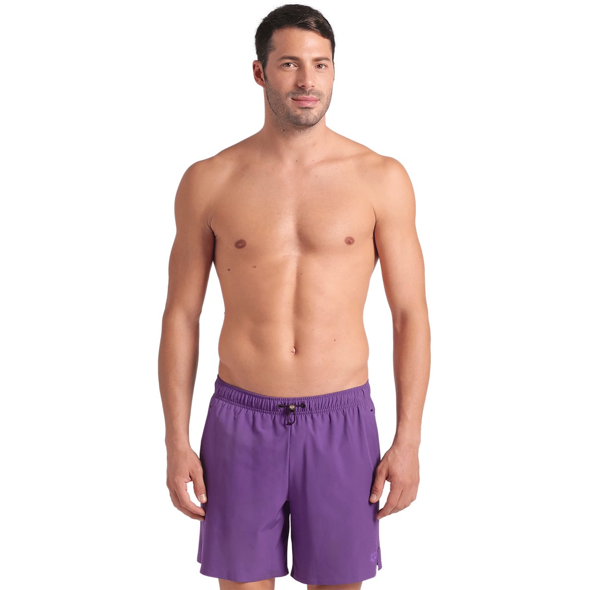  Evo Beach Boxer Solid Erkek Mor Deniz Şortu 006060930