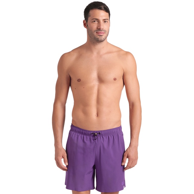  Evo Beach Boxer Solid Erkek Mor Deniz Şortu 006060930