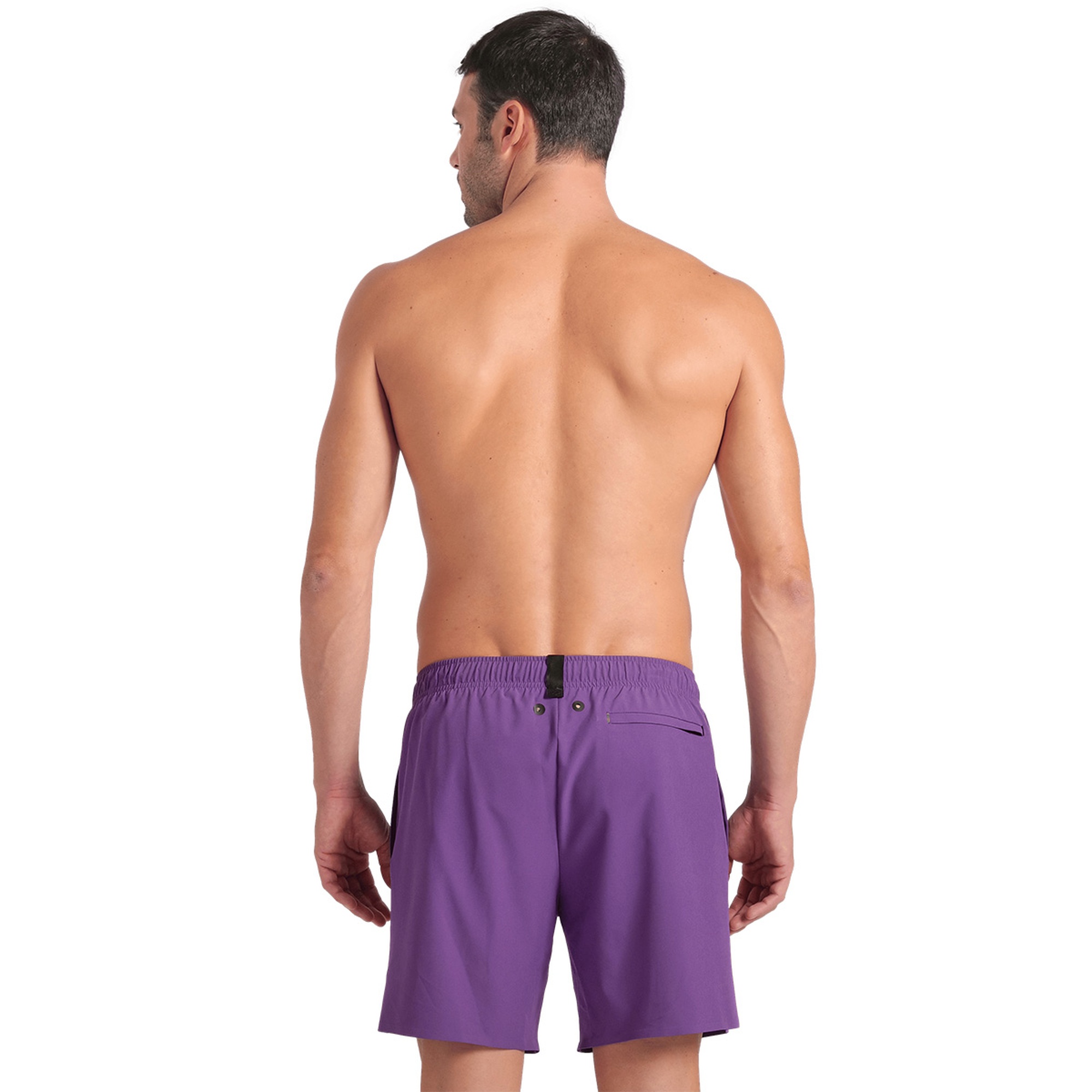 Evo Beach Boxer Solid Erkek Mor Deniz Şortu 006060930