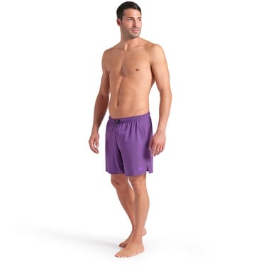  Evo Beach Boxer Solid Erkek Mor Deniz Şortu 006060930