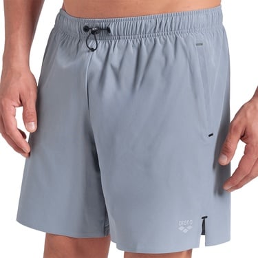  Evo Beach Boxer Solid Erkek Gri Deniz Şortu 006060570