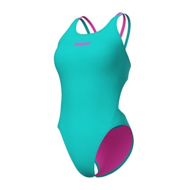  Swimsuit Tech Multi Solid Kadın Beyaz Yüzücü Mayosu 008054890