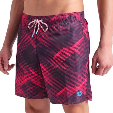  Water Prints Beach Erkek Mor Deniz Şortu 007153911