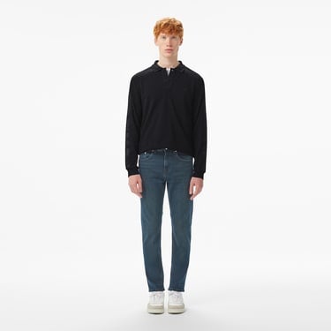 Lacoste Erkek Regular Fit Uzun Kollu Siyah Polo