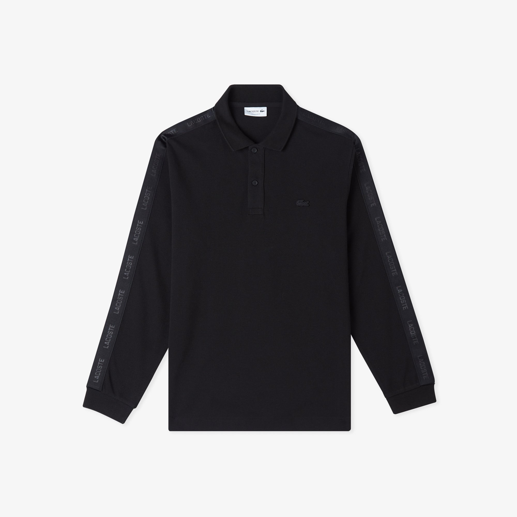 Lacoste Erkek Regular Fit Uzun Kollu Siyah Polo