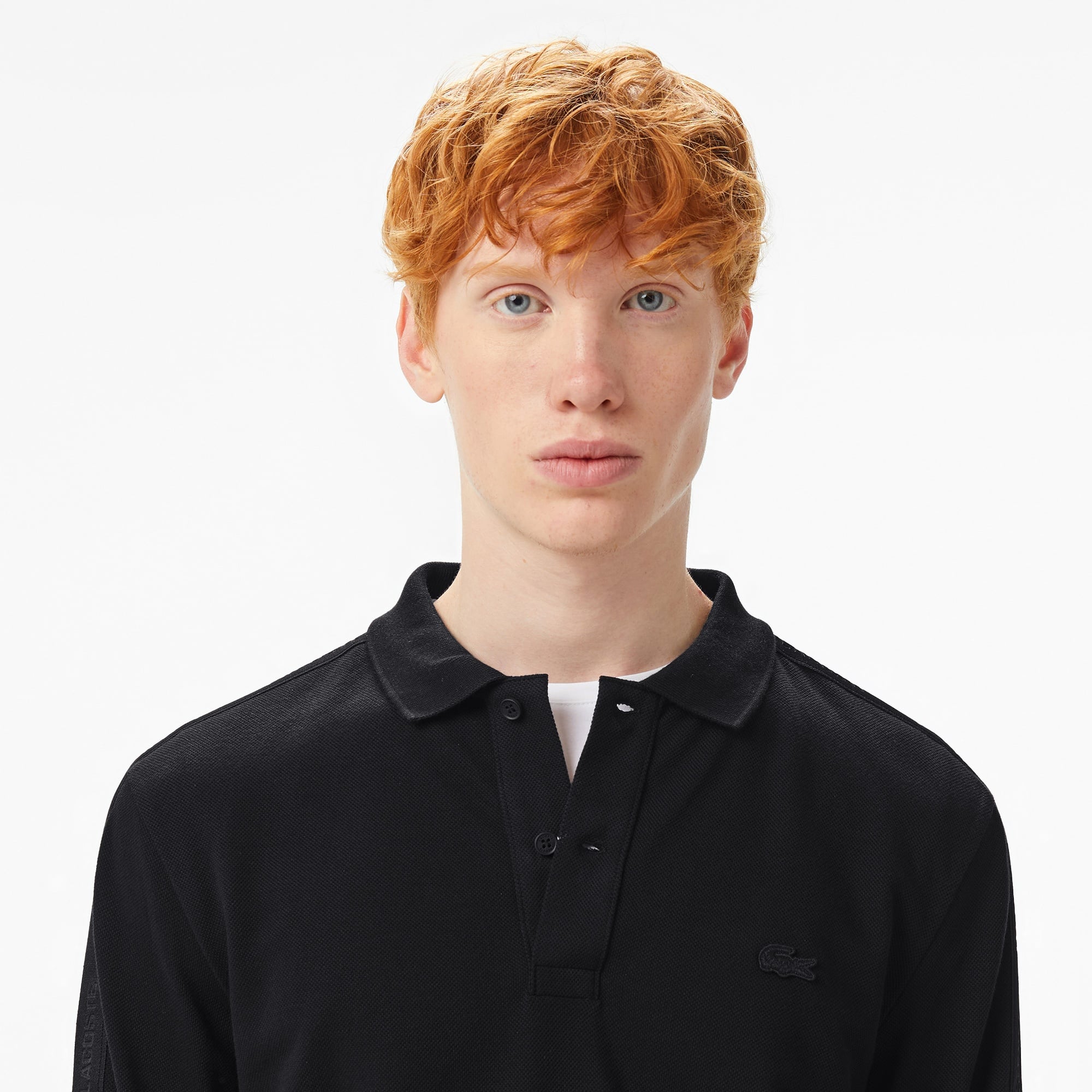 Lacoste Erkek Regular Fit Uzun Kollu Siyah Polo