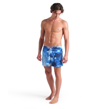  Water Prints Beach Erkek Mavi Deniz Şortu 007159720