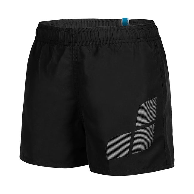  Beach Short Logo Çocuk Siyah Deniz Şortu 006446511