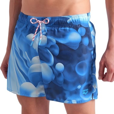  Water Prints Beach Erkek Mavi Deniz Şortu 007159720