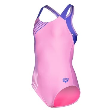  Girl's Sound Track Pro Back Çocuk Pembe Yüzücü Mayosu 010288980
