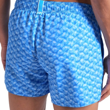  Water Prints Beach X-Short Ao Erkek Mavi Deniz Şortu 008928710