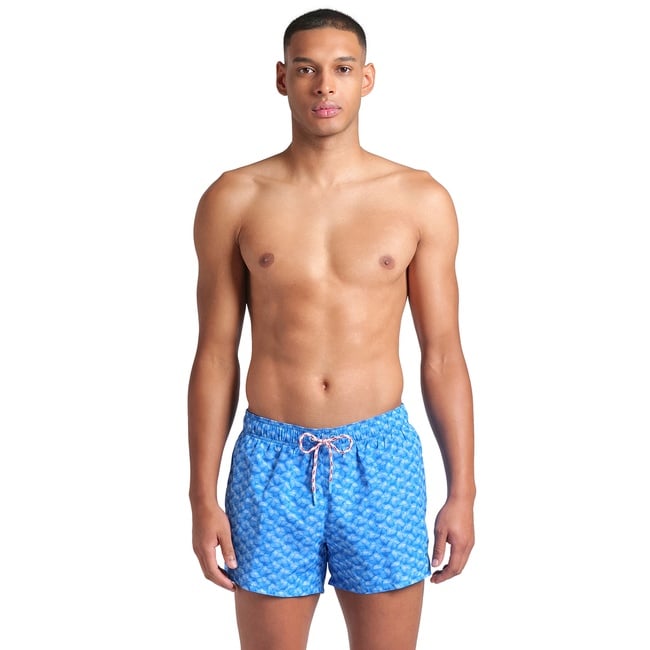  Water Prints Beach X-Short Ao Erkek Mavi Deniz Şortu 008928710