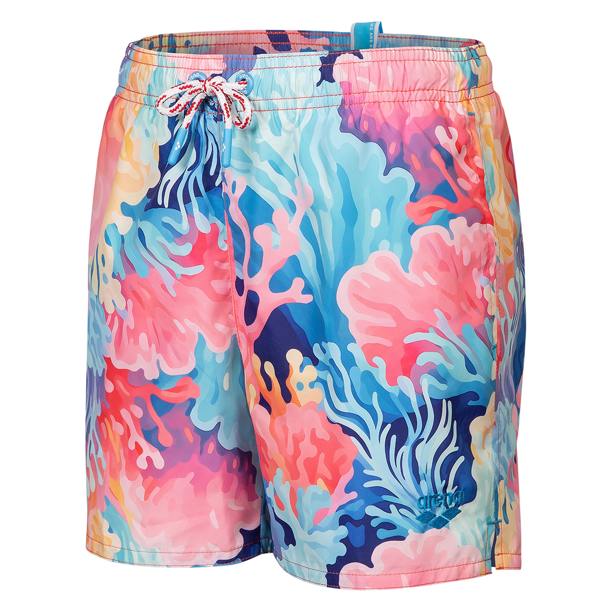 Water Prints Beach Çocuk Beyaz Deniz Şortu 007186820