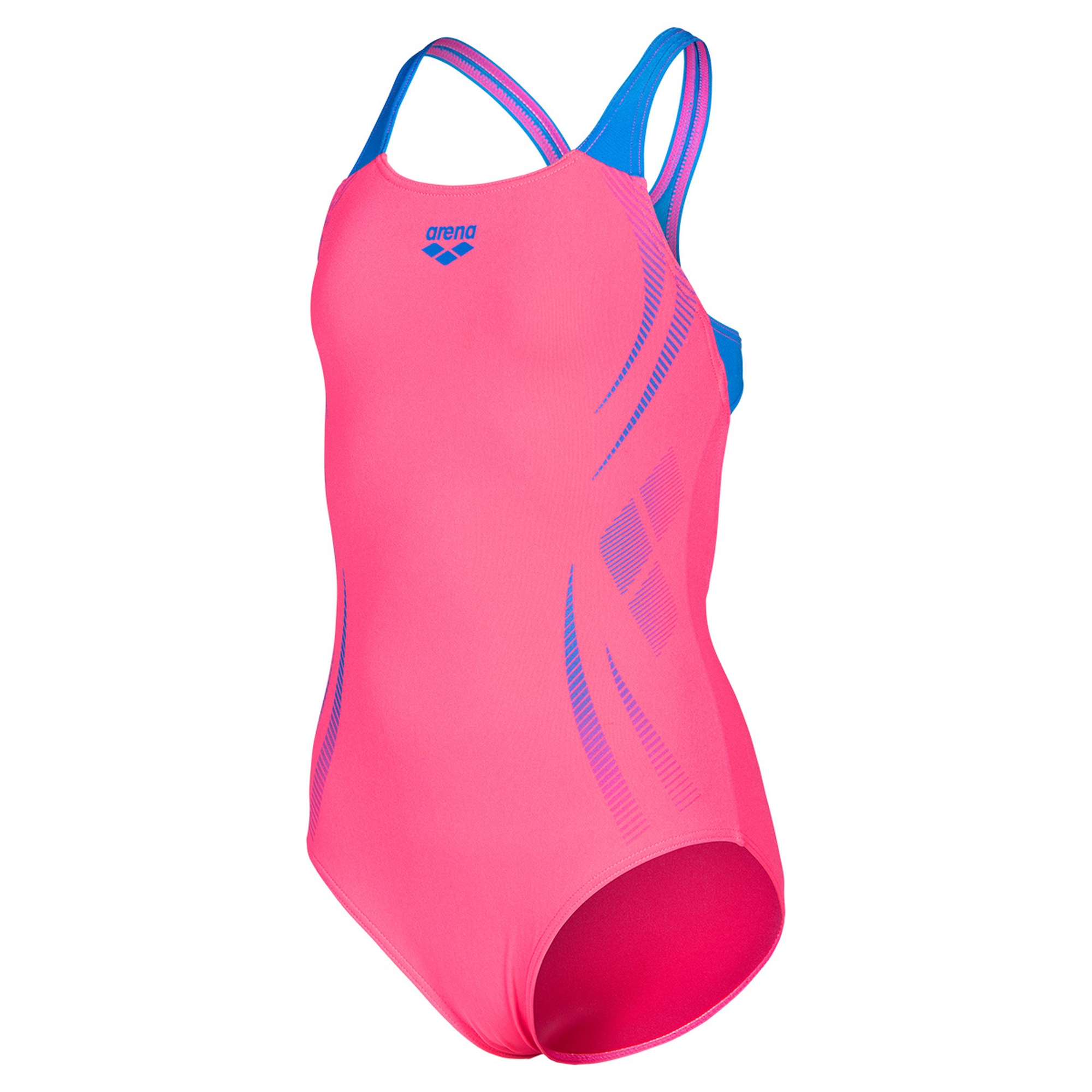 Poseidonia Pro Back Çocuk Pembe Yüzücü Mayo 009005980