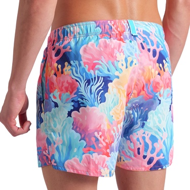  Water Prints Beach Erkek Beyaz Deniz Şortu 007159820