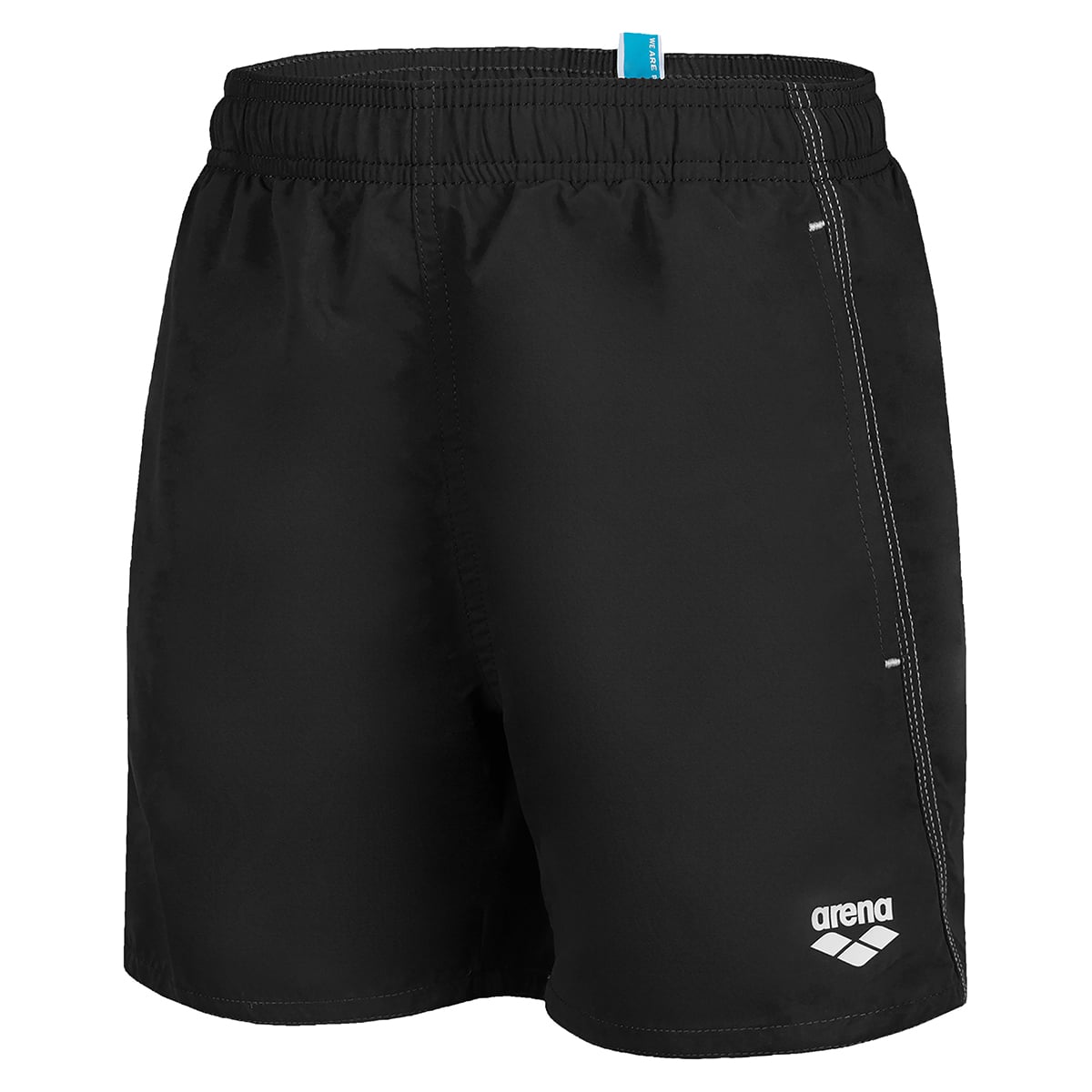  Beach Short Logo Çocuk Siyah Deniz Şortu 006447511