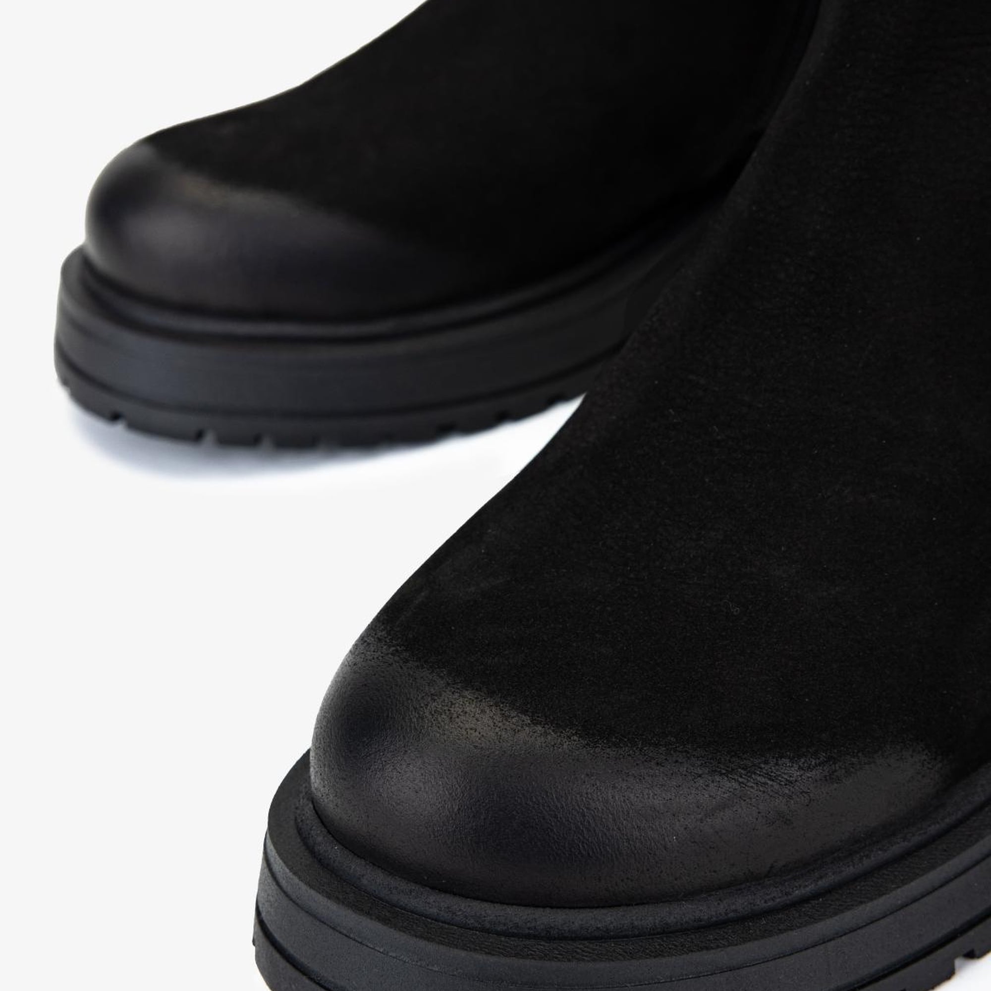 Valmenti Kadın Hakiki Deri Siyah Nubuk Casual Bot