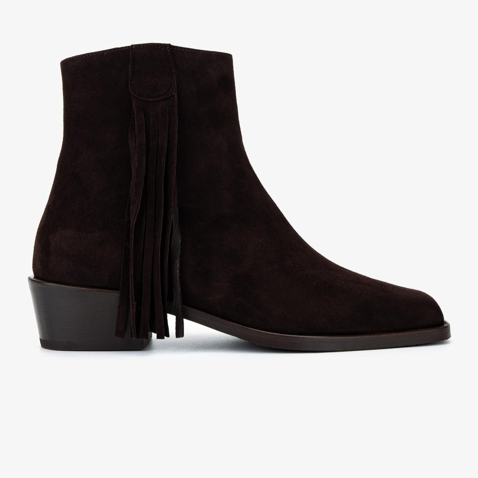 Valmenti Kadın Hakiki Deri Kahverengi Süet Topuklu Bot