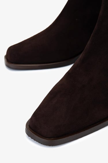  Valmenti Kadın Hakiki Deri Kahverengi Süet Topuklu Bot