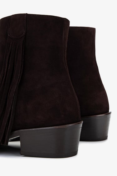  Valmenti Kadın Hakiki Deri Kahverengi Süet Topuklu Bot