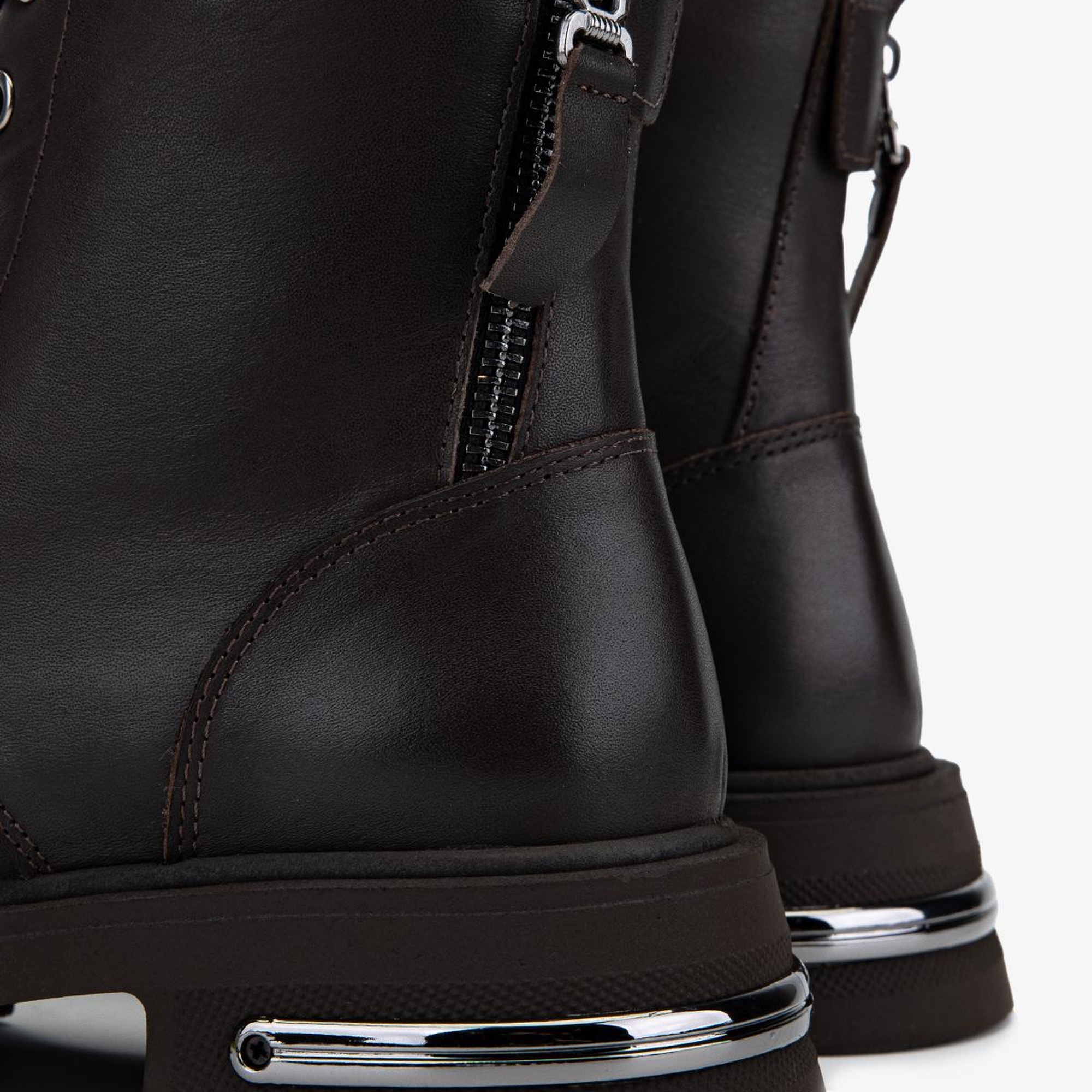 Valmenti Kadın Hakiki Deri Kahverengi Casual Bot