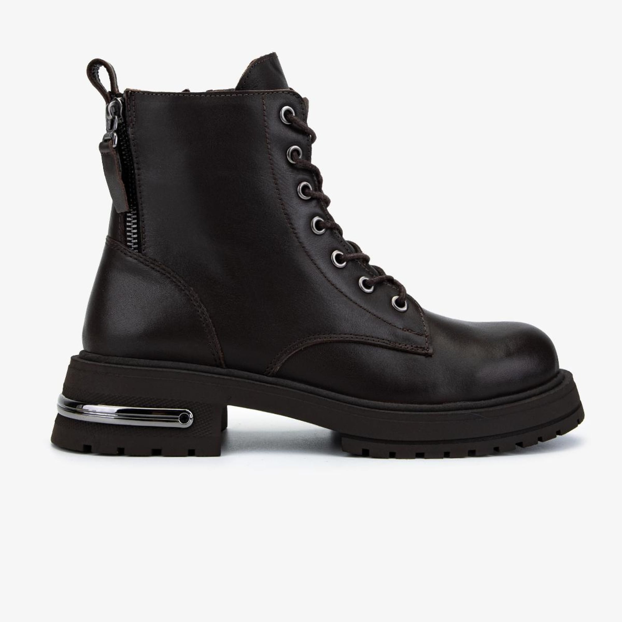 Valmenti Kadın Hakiki Deri Kahverengi Casual Bot