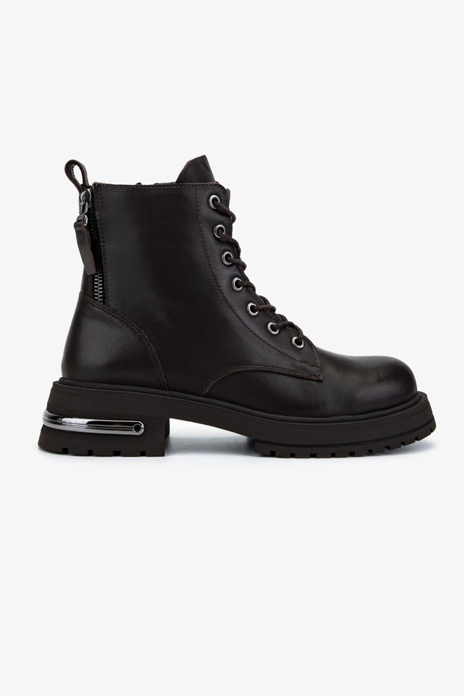  Valmenti Kadın Hakiki Deri Kahverengi Casual Bot