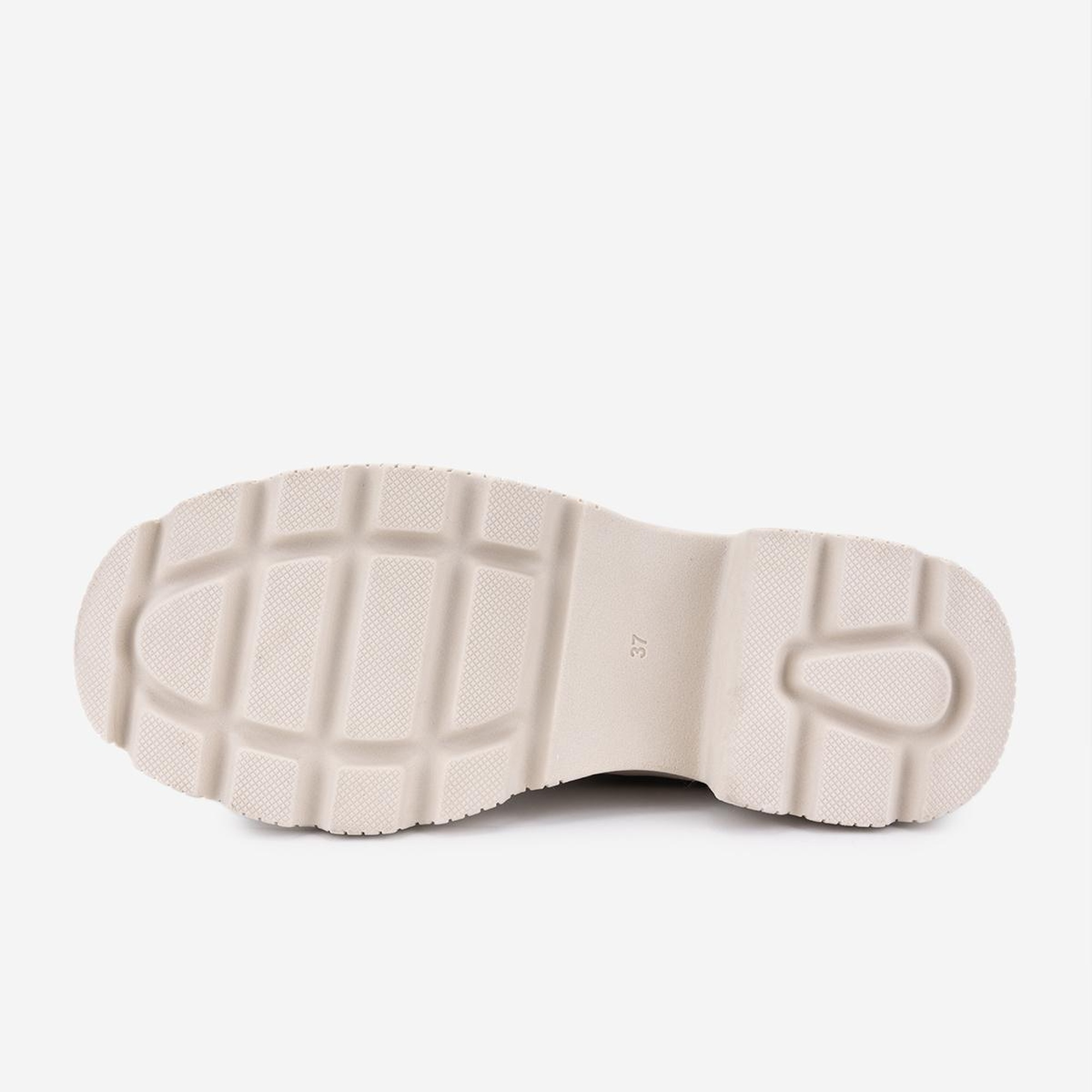 Valmenti Kadın Hakiki Deri Kırık Beyaz Casual Bot