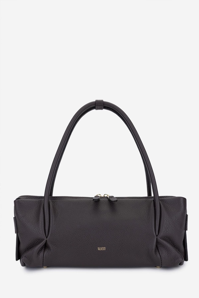  Valmenti Kadın Hakiki Deri Kahverengi Kol Çantası