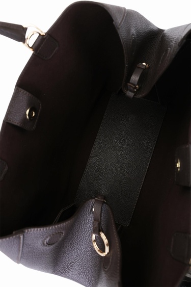  Valmenti Kadın Hakiki Deri Kahverengi Omuz Çanta