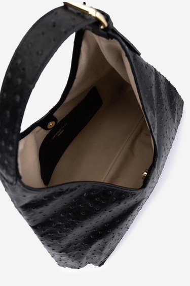  Valmenti Kadın Hakiki Deri Siyah Omuz Çanta