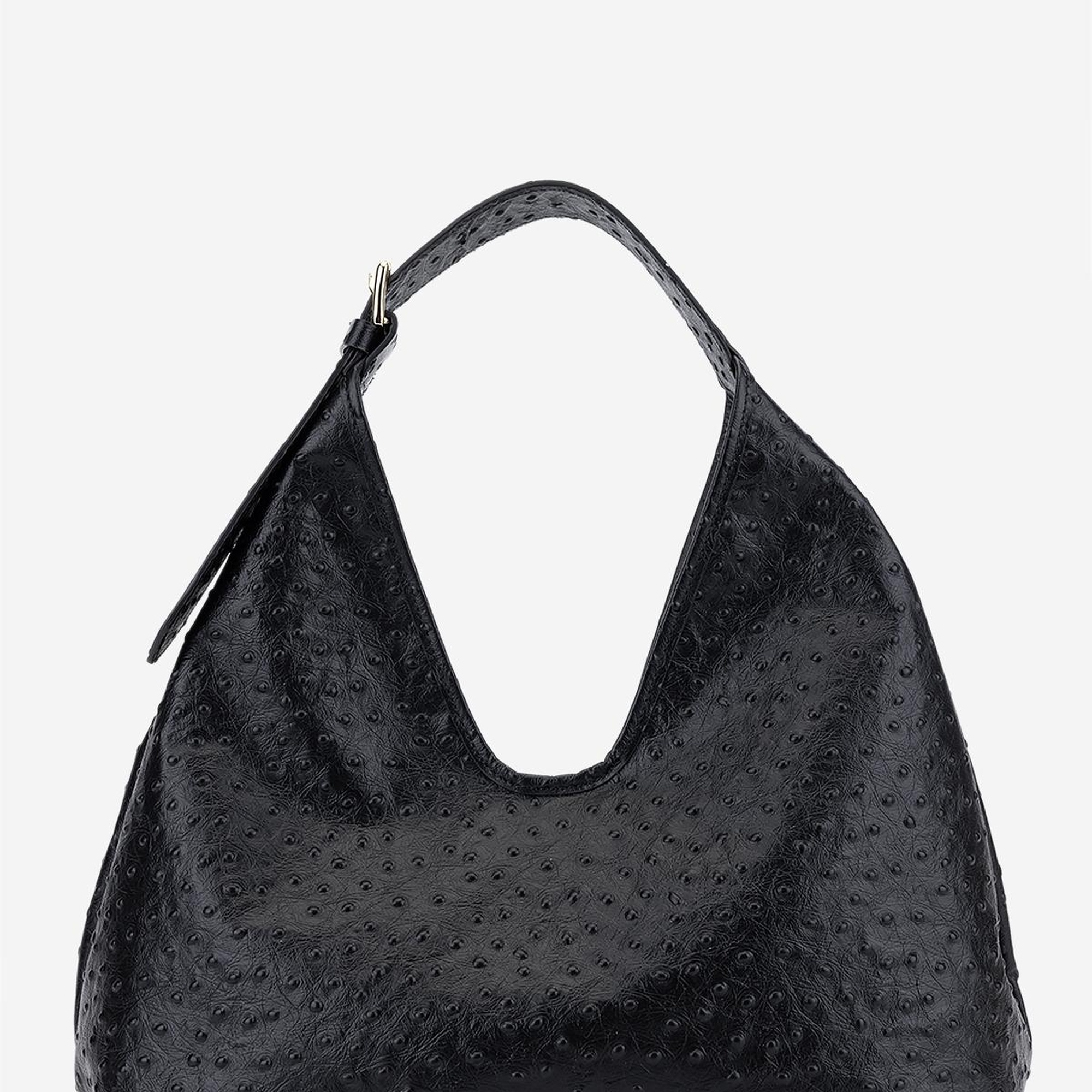 Valmenti Kadın Hakiki Deri Siyah Omuz Çanta