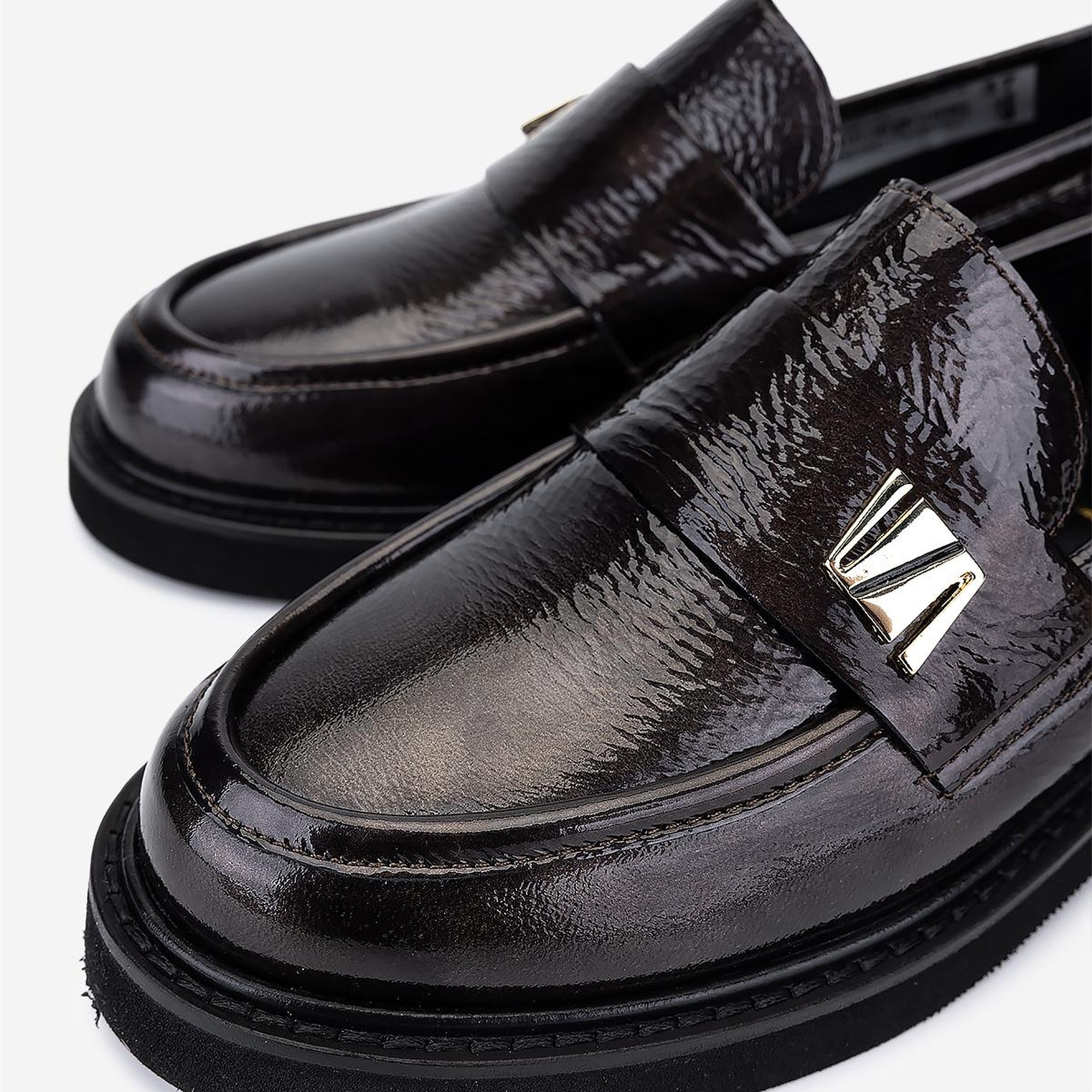 Valmenti Kadın Hakiki Deri Kahverengi Loafer Ayakkabı