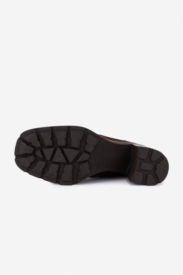  Valmenti Kadın Hakiki Deri Kahverengi Nubuk Topuklu Bot