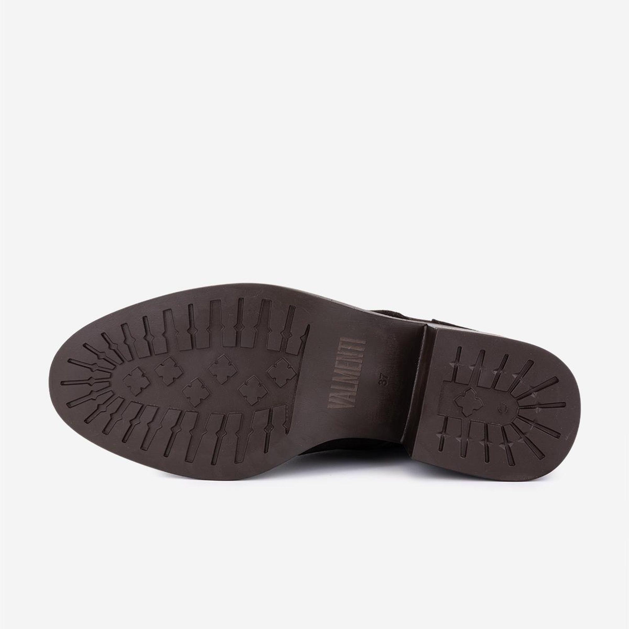 Valmenti Kadın Hakiki Deri Kahverengi Süet Topuklu Bot