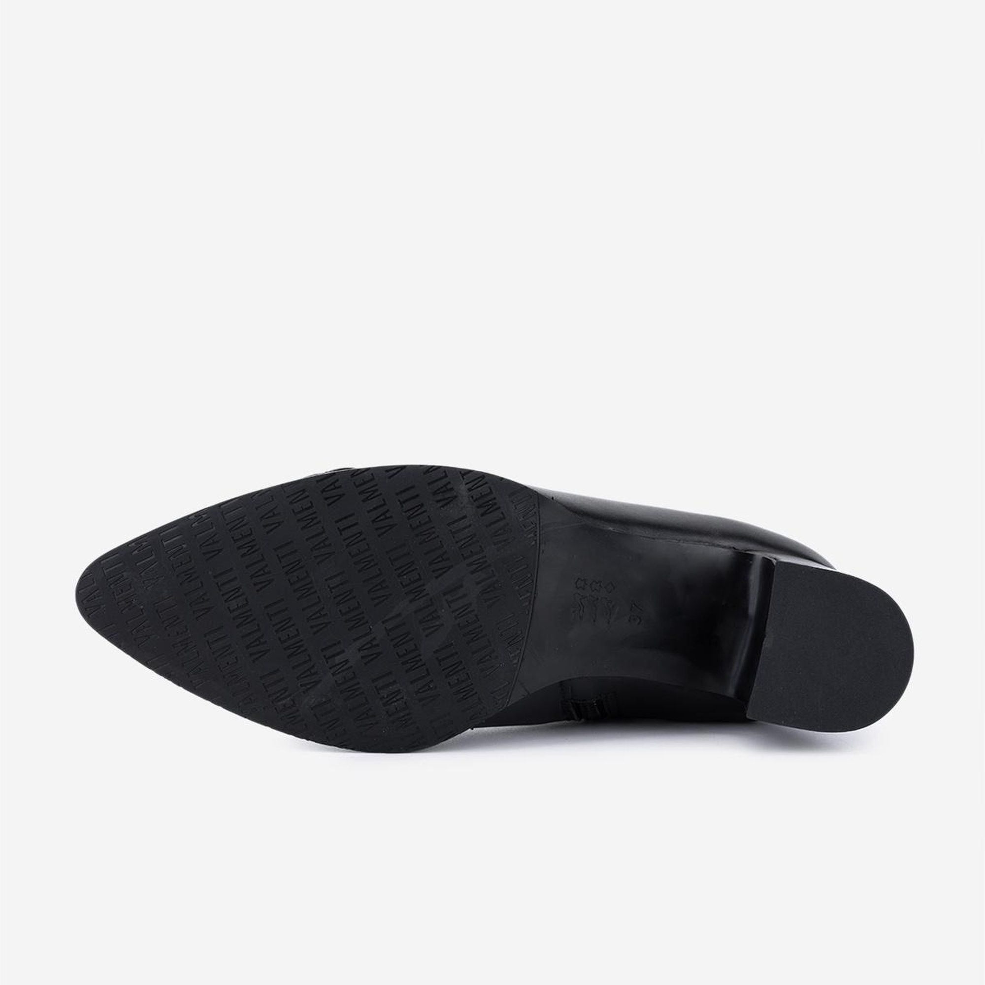 Valmenti Kadın Hakiki Deri Siyah Topuklu Bot