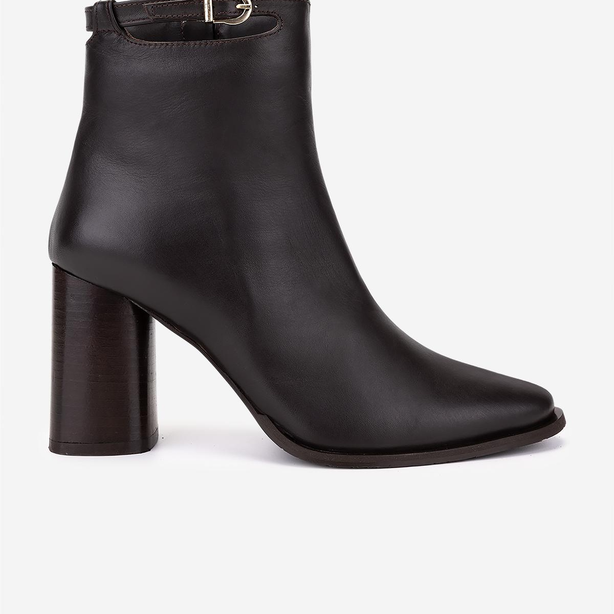 Valmenti Kadın Hakiki Deri Kahverengi Topuklu Bot