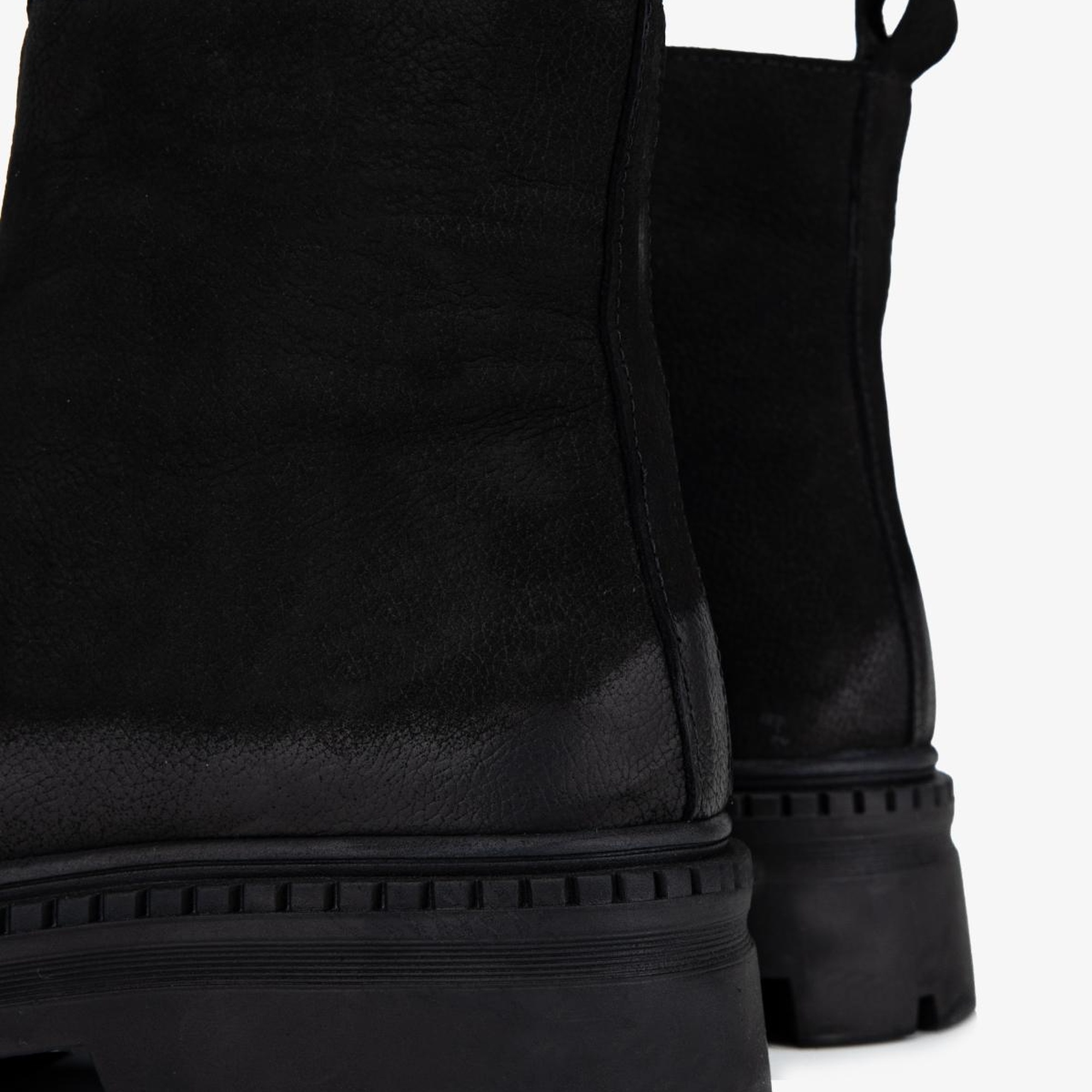 Valmenti Kadın Hakiki Deri Siyah Nubuk Casual Bot