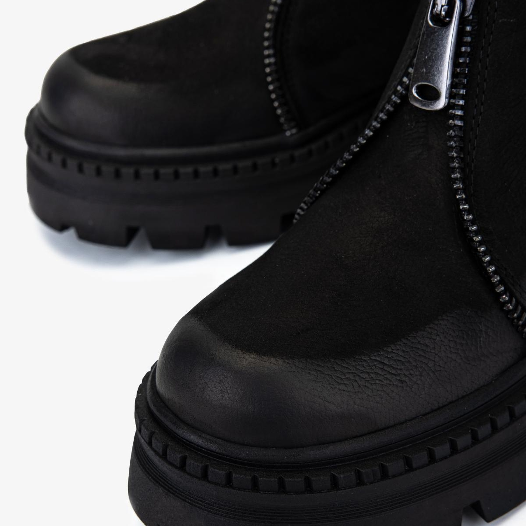 Valmenti Kadın Hakiki Deri Siyah Nubuk Casual Bot