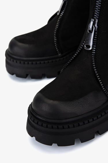  Valmenti Kadın Hakiki Deri Siyah Nubuk Casual Bot