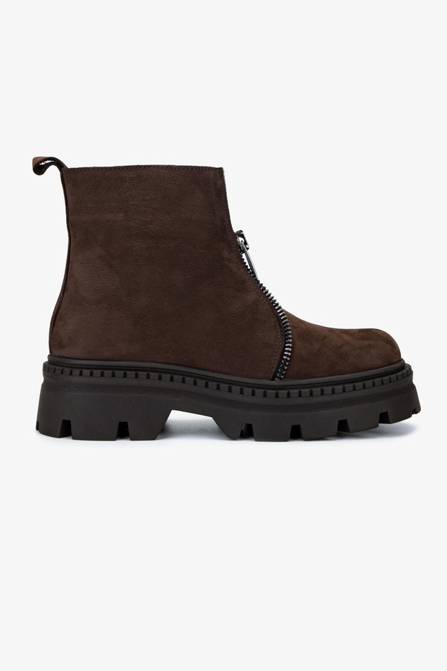  Valmenti Kadın Hakiki Deri Kahverengi Casual Bot