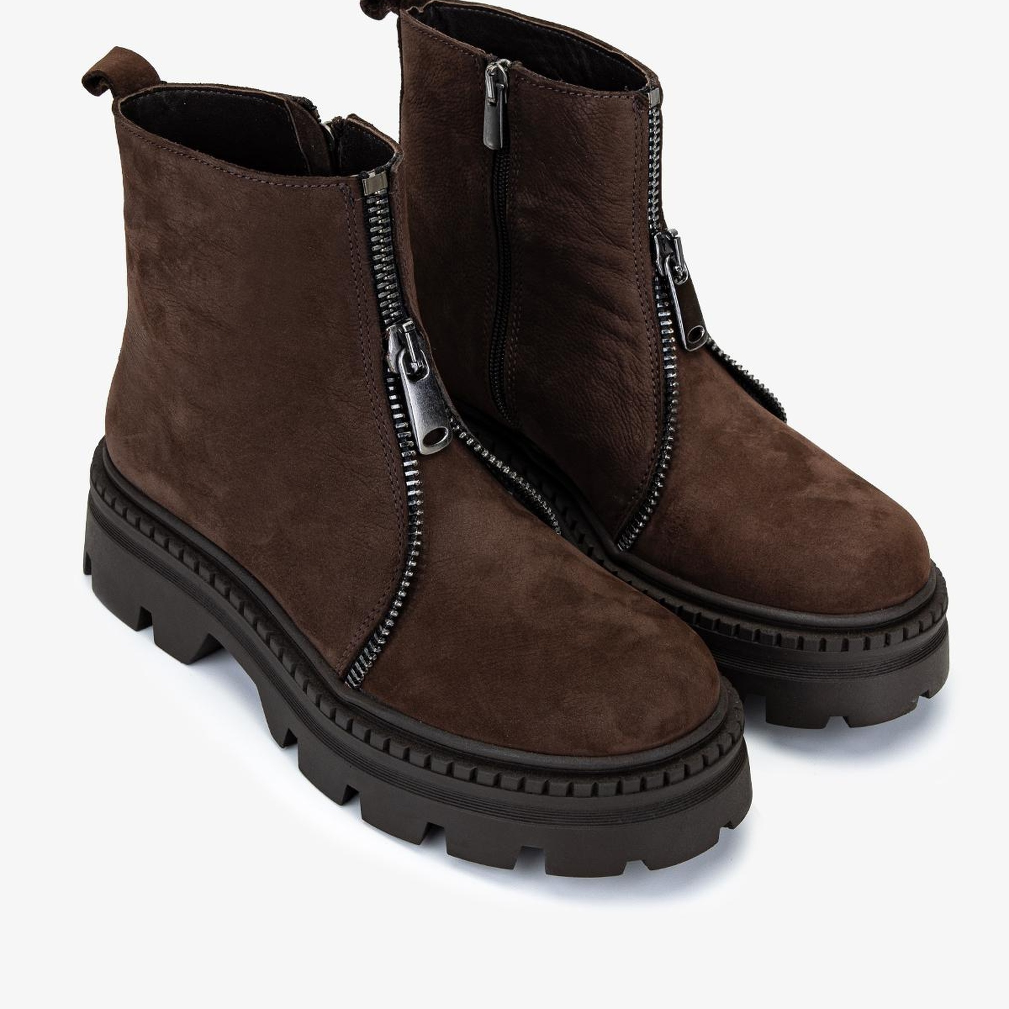 Valmenti Kadın Hakiki Deri Kahverengi Casual Bot